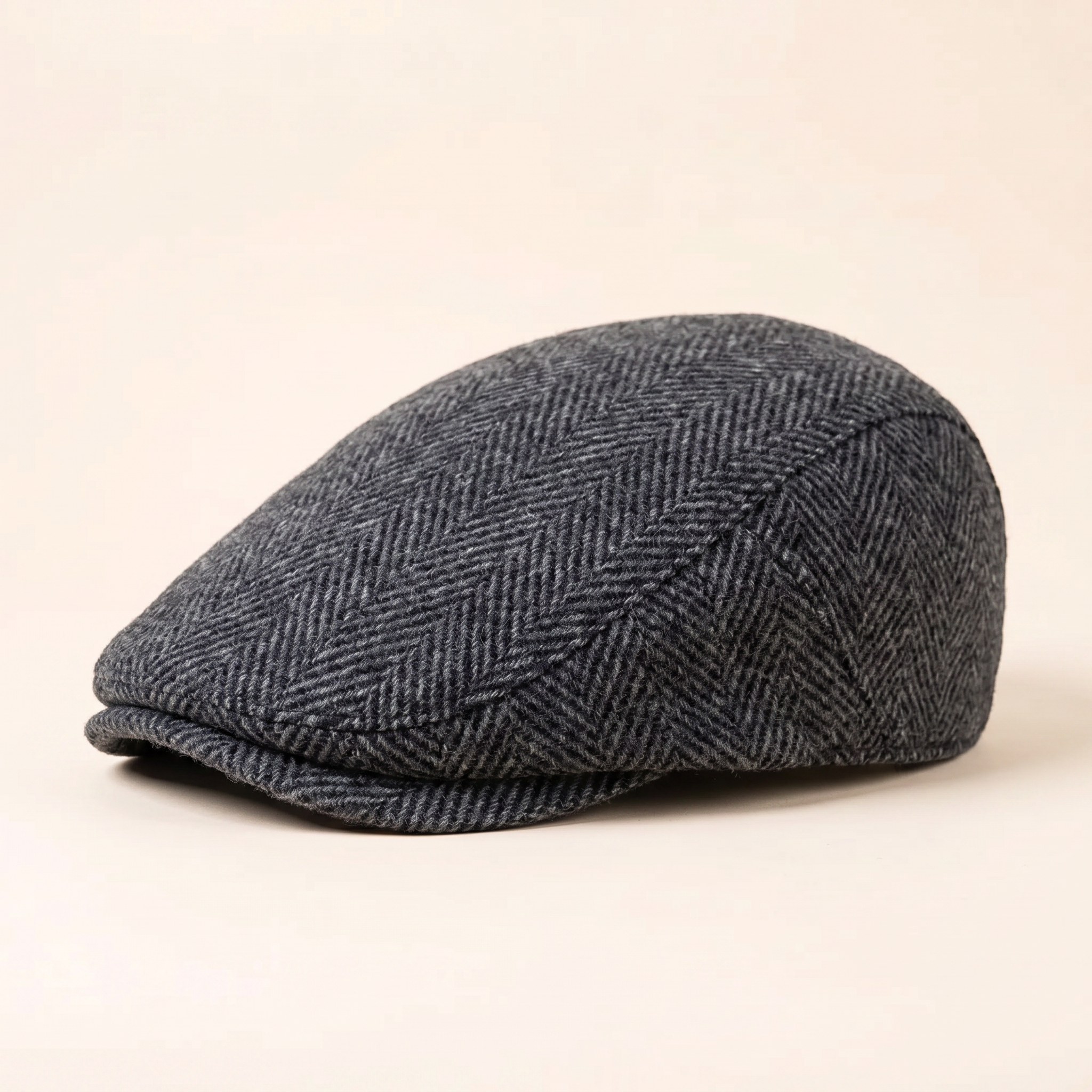 Fischgrät-Wollcap