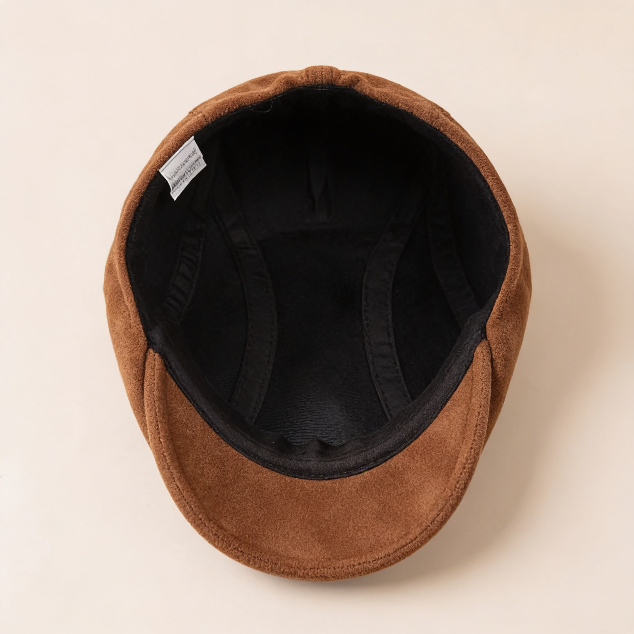 Klassische Veloursleder-Cap