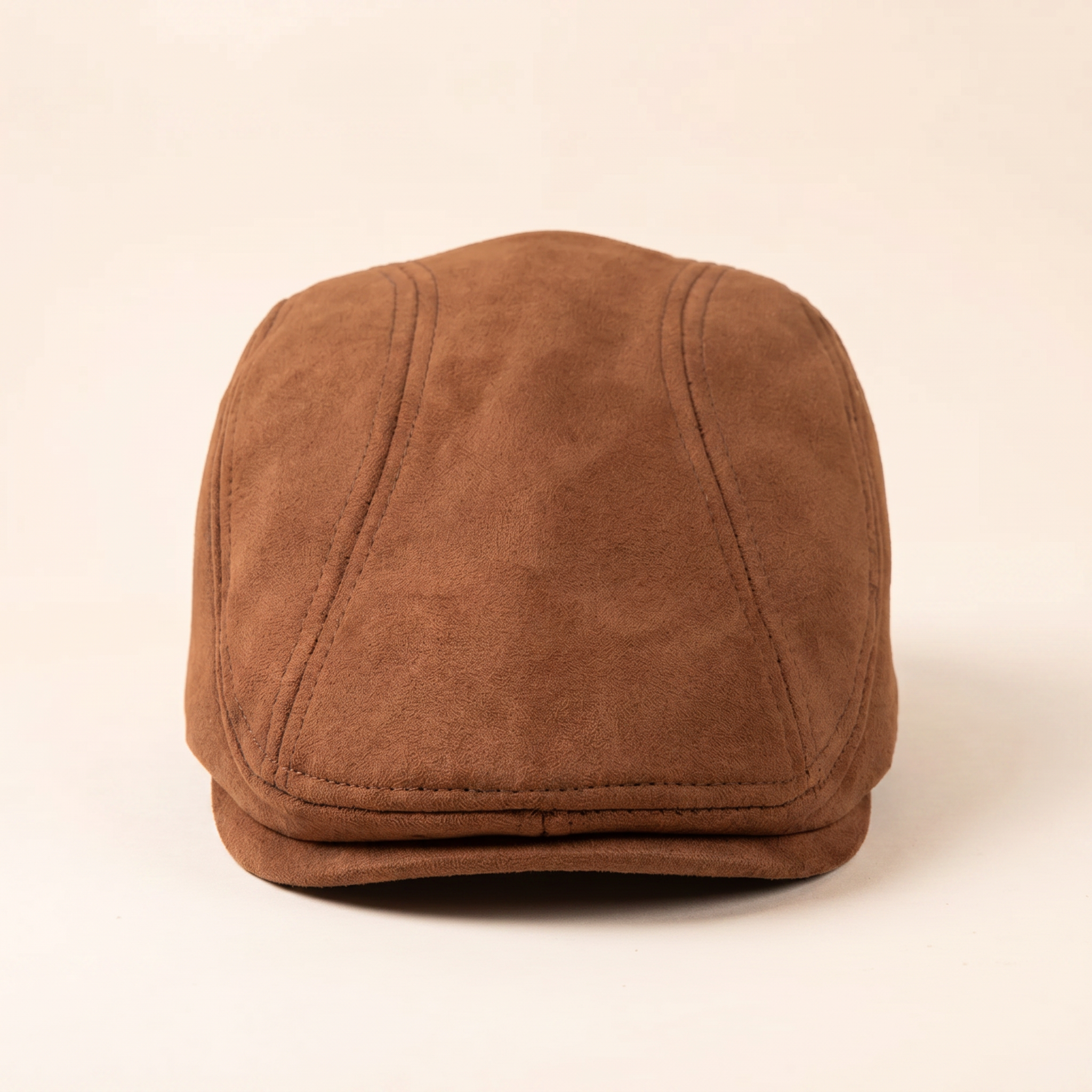 Klassische Veloursleder-Cap