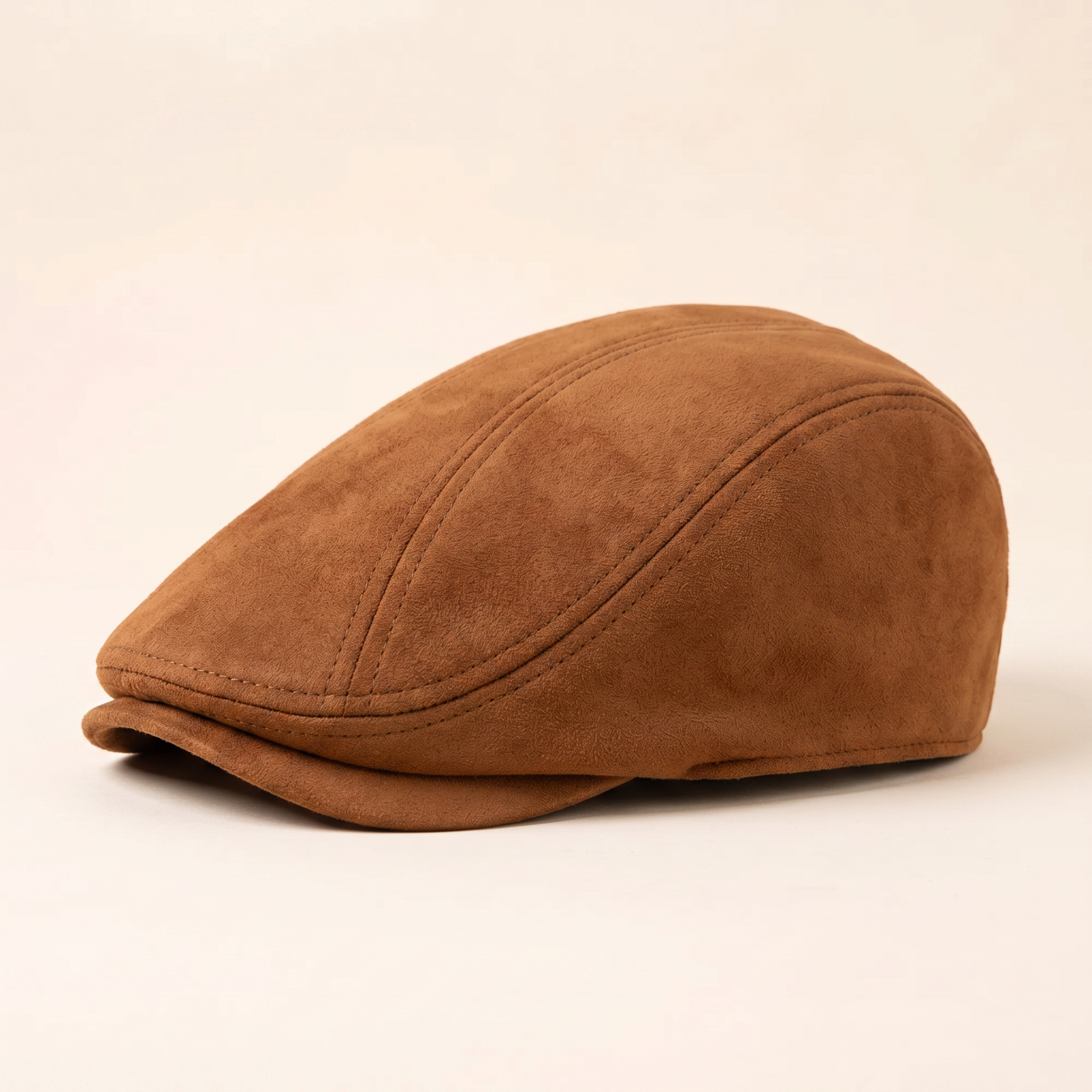 Klassische Veloursleder-Cap
