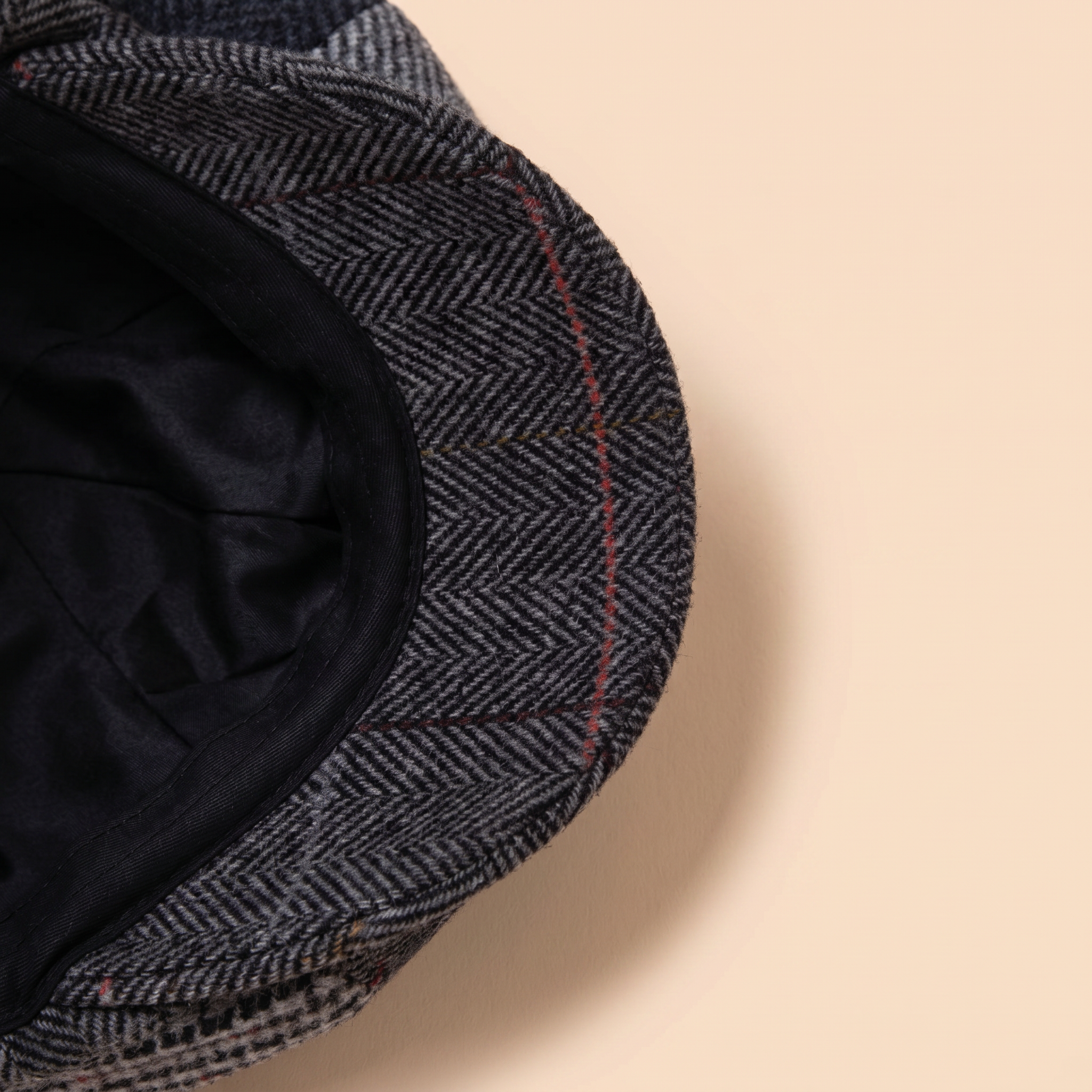 Wollcap im Patchwork-Stil