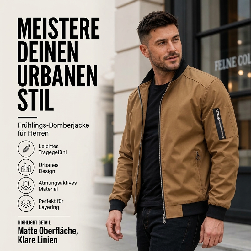 50%Rabatt!!! | Outdoor-Bomberjacke für Herren, lässiges Design
