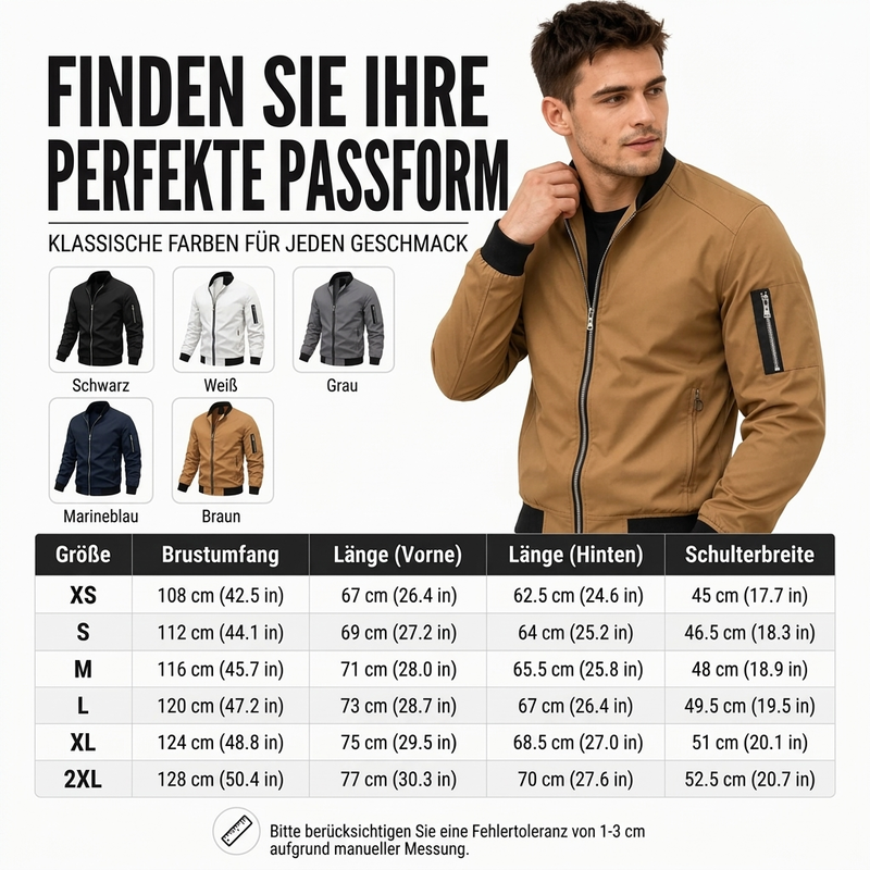 50%Rabatt!!! | Outdoor-Bomberjacke für Herren, lässiges Design