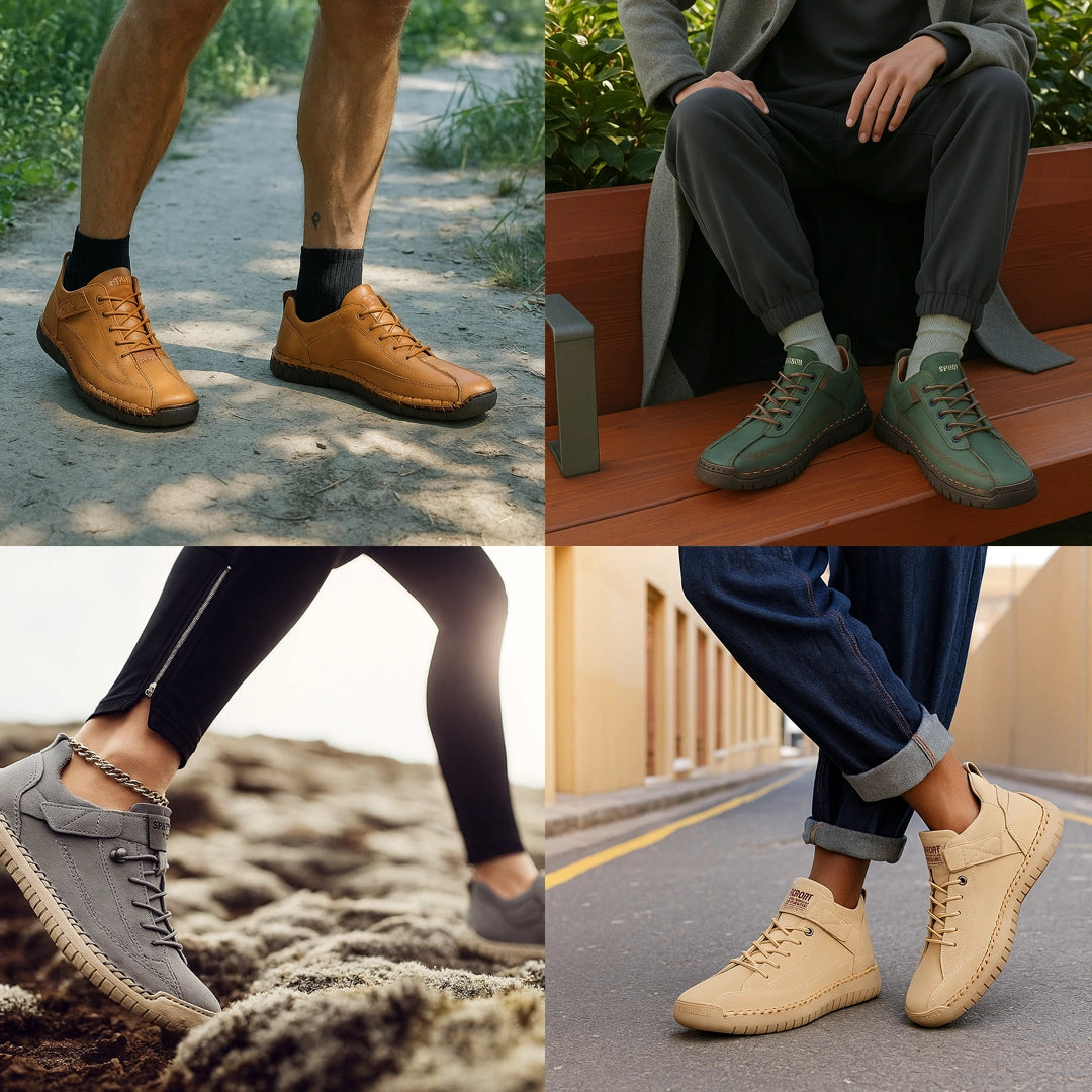 Unisex Lightweight Walking Shoes with Shock‑Absorbing Sole & Anti‑Slip Grip