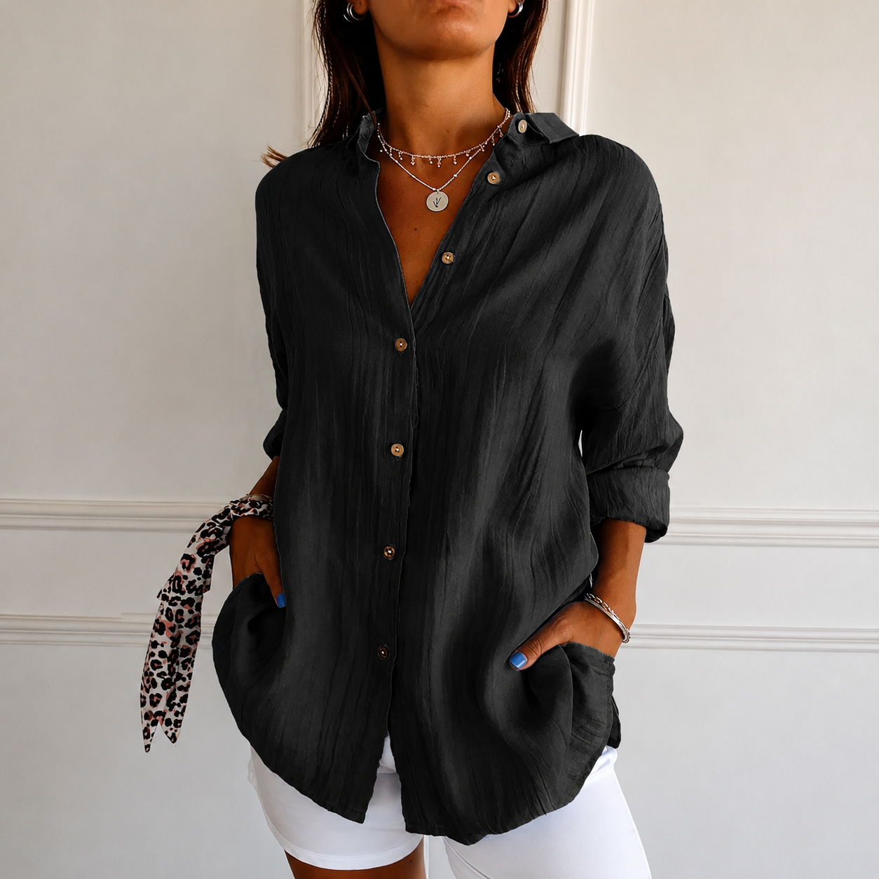 Lightweight Casual Blouse-Bundle & Save: 10% OFF When You Buy 2🔥🔥🔥