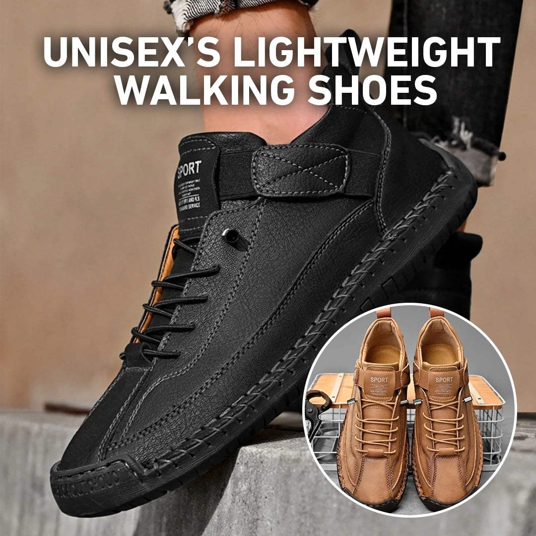 Unisex Lightweight Walking Shoes with Shock‑Absorbing Sole & Anti‑Slip Grip