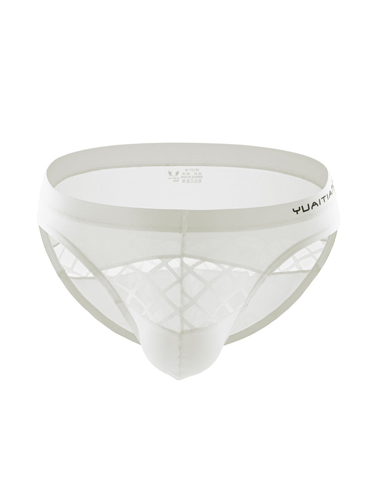 3 Pack Men's Cooling Airflow Sexy Shape-Retaining Stretch Fit Briefs