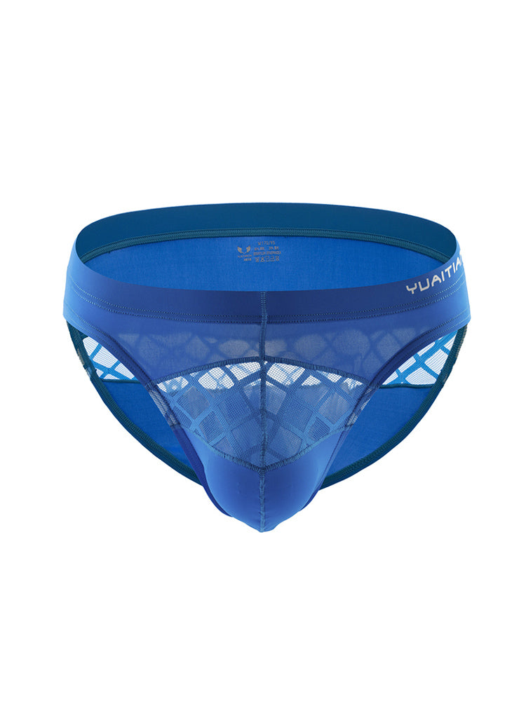 3 Pack Men's Cooling Airflow Sexy Shape-Retaining Stretch Fit Briefs