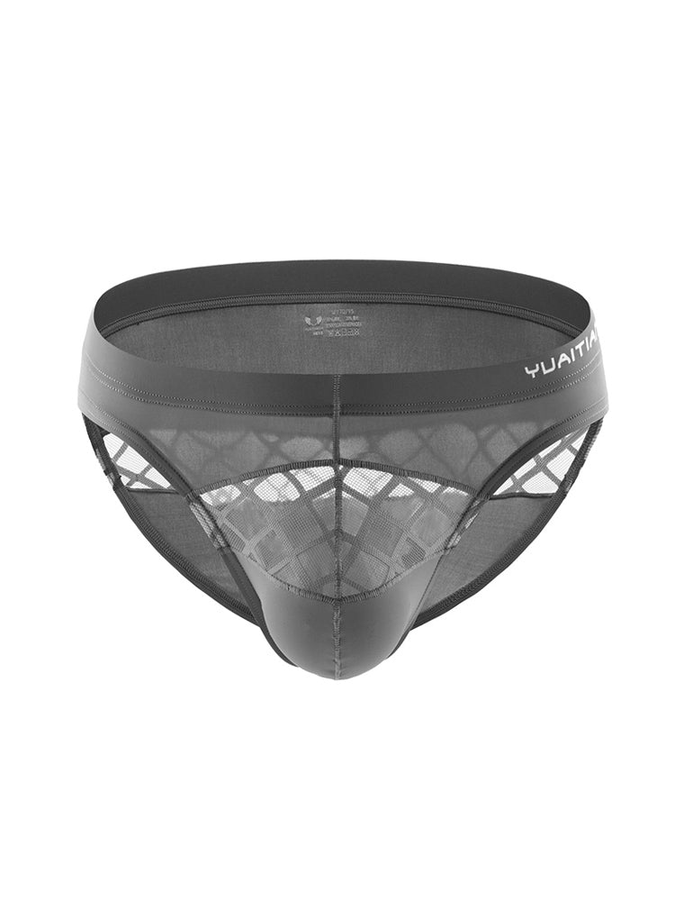3 Pack Men's Cooling Airflow Sexy Shape-Retaining Stretch Fit Briefs