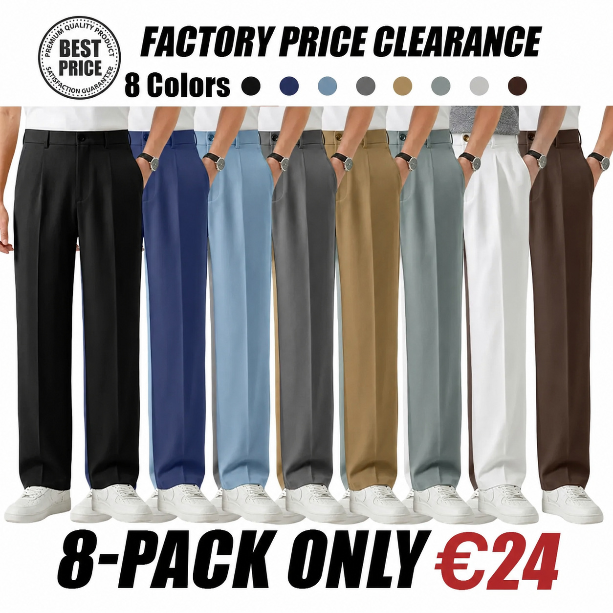 LAST DAY 70% OFF - Super Stretch Ice Silk Comfort Everyday Pants