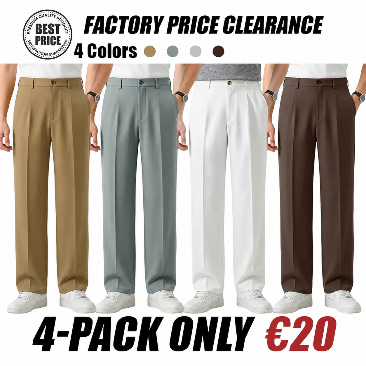 LAST DAY 70% OFF - Super Stretch Ice Silk Comfort Everyday Pants