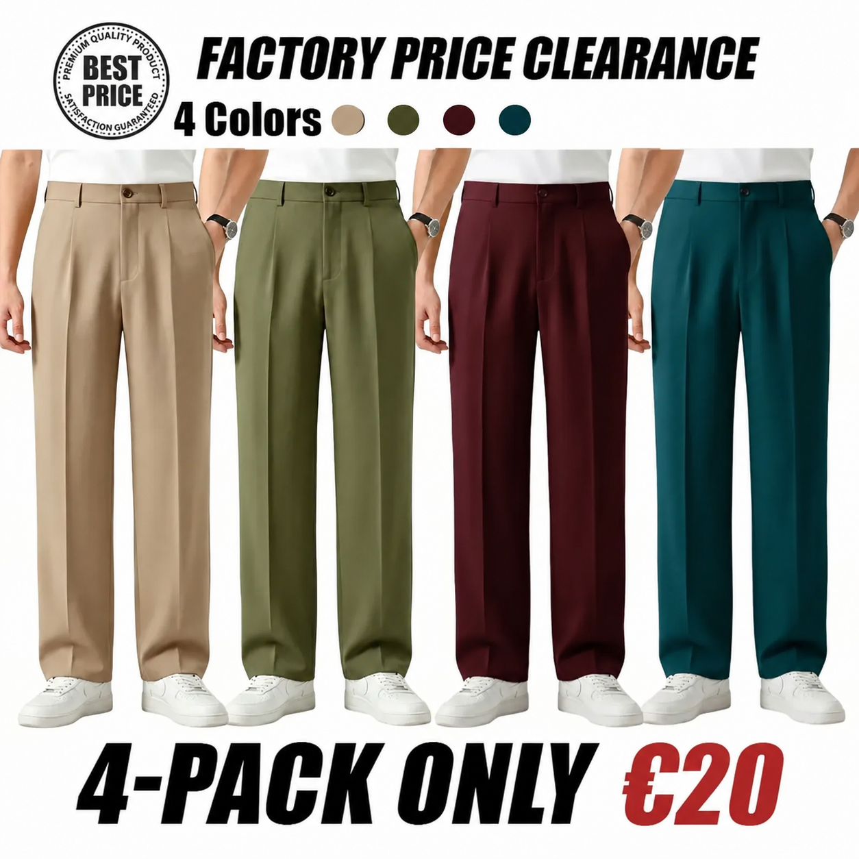 LAST DAY 70% OFF - Super Stretch Ice Silk Comfort Everyday Pants