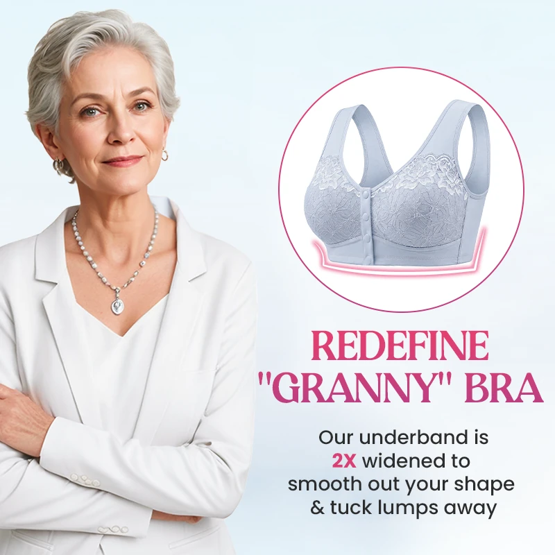 💥Front Closure Breathable Cotton Lifting Bra for Seniors