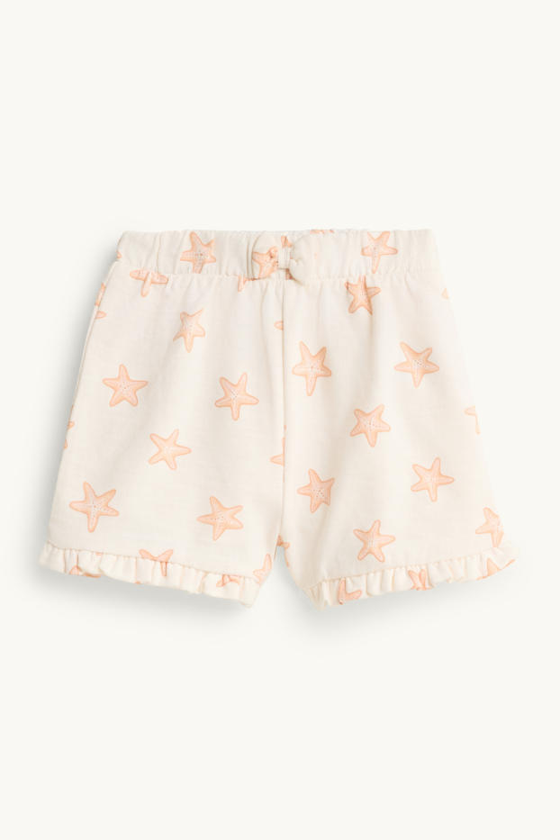 Baby Girls - Starfish - baby outfit - 2 piece - orange