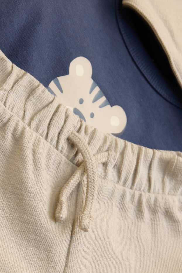 Baby Boys - Tiger - baby outfit - 3 piece - beige