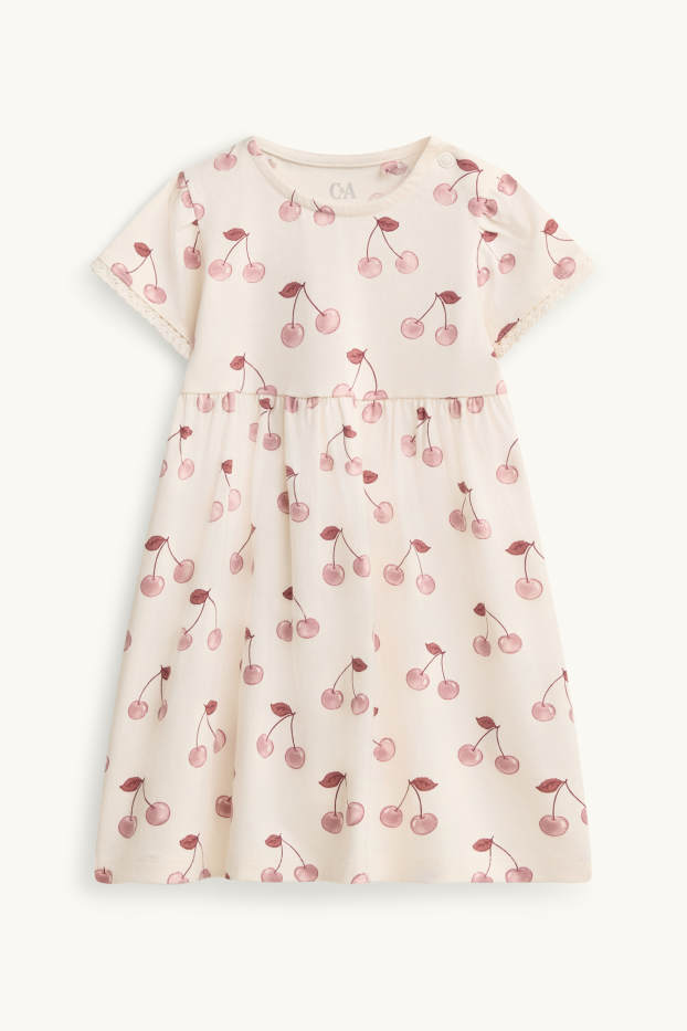 Baby Girls - Cherry - baby dress - rose