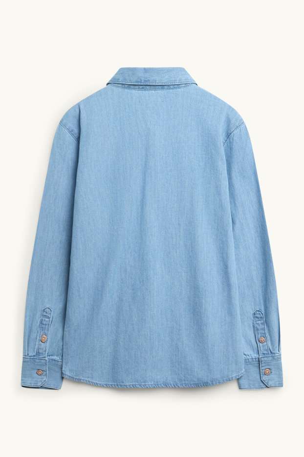 Children Boys - Denim shirt - denim-light blue