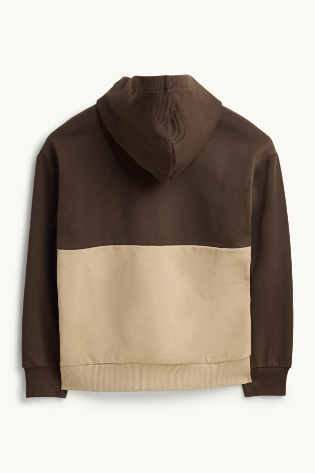 Children Boys - Hoodie - brown / beige