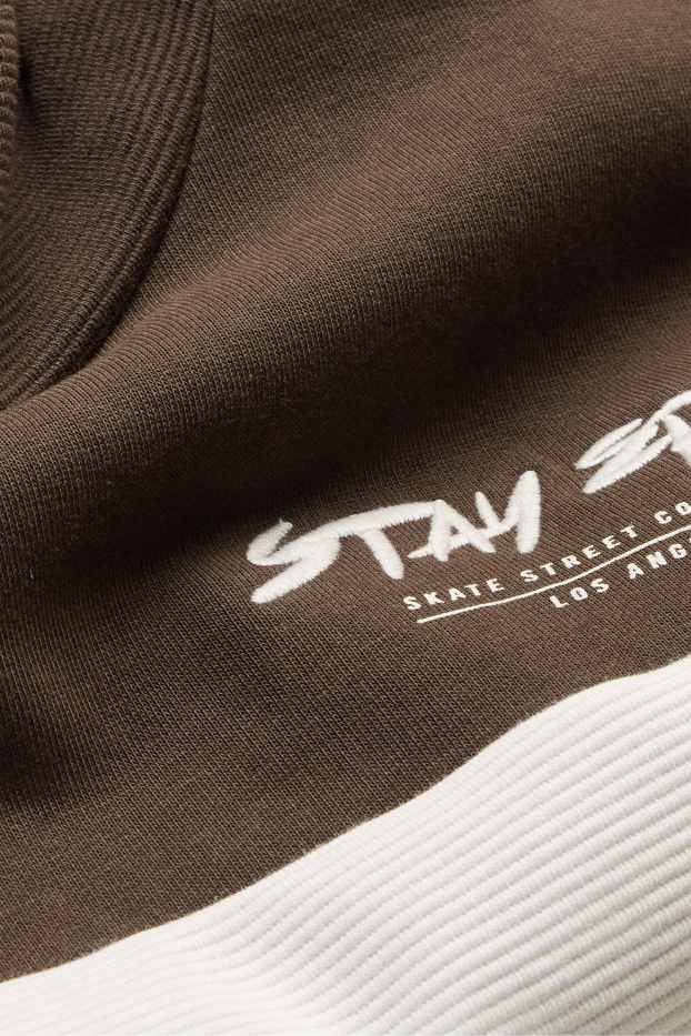 Children Boys - Hoodie - brown / beige