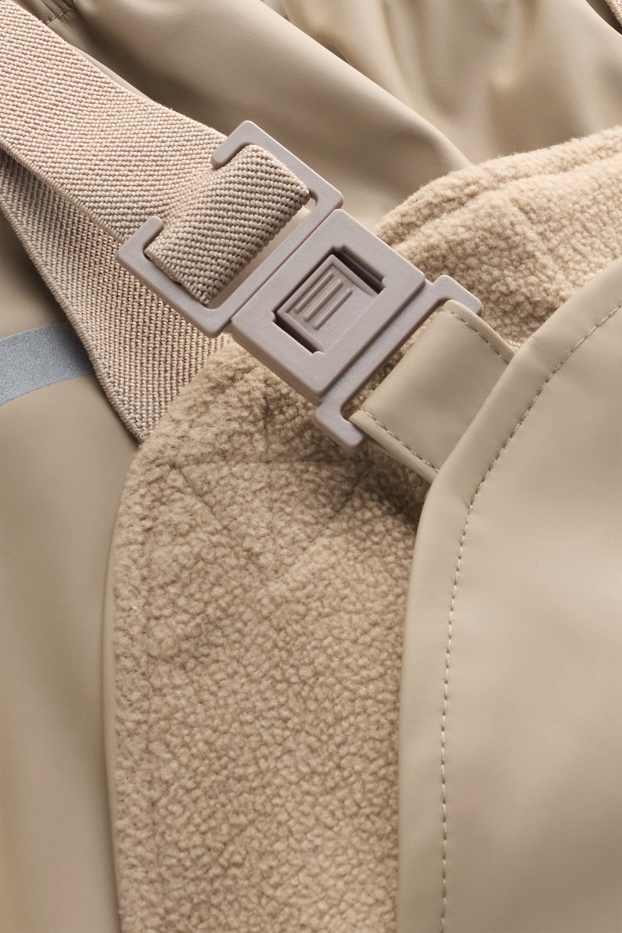 Children Boys - Waterproof trousers - lined - waterproof - light brown