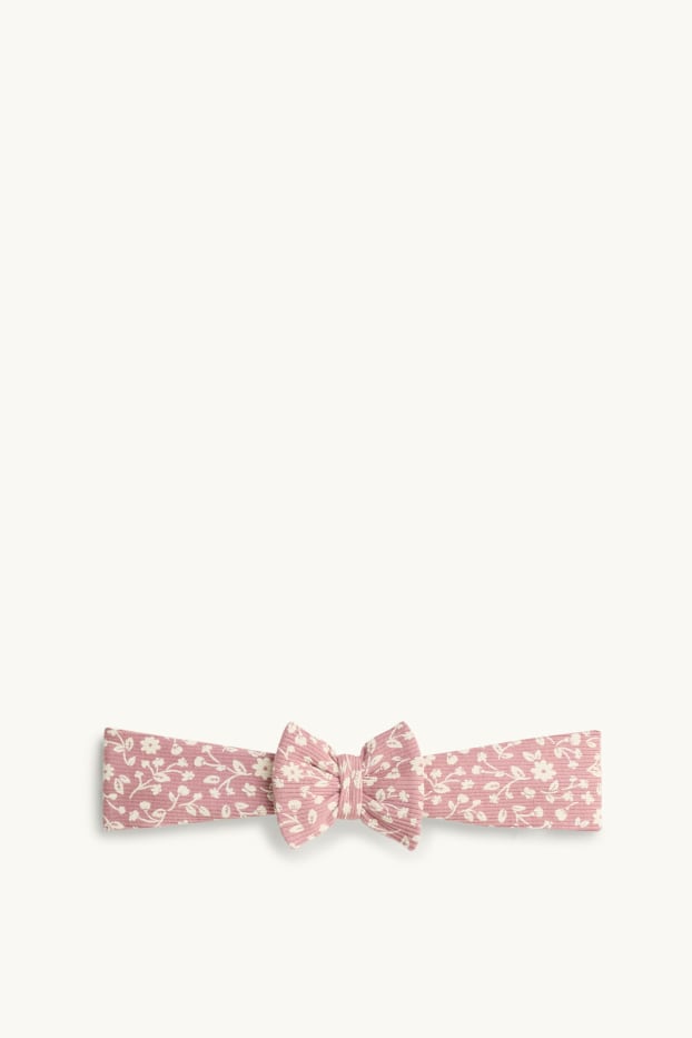 Baby Girls - Floral - baby outfit - white / pink