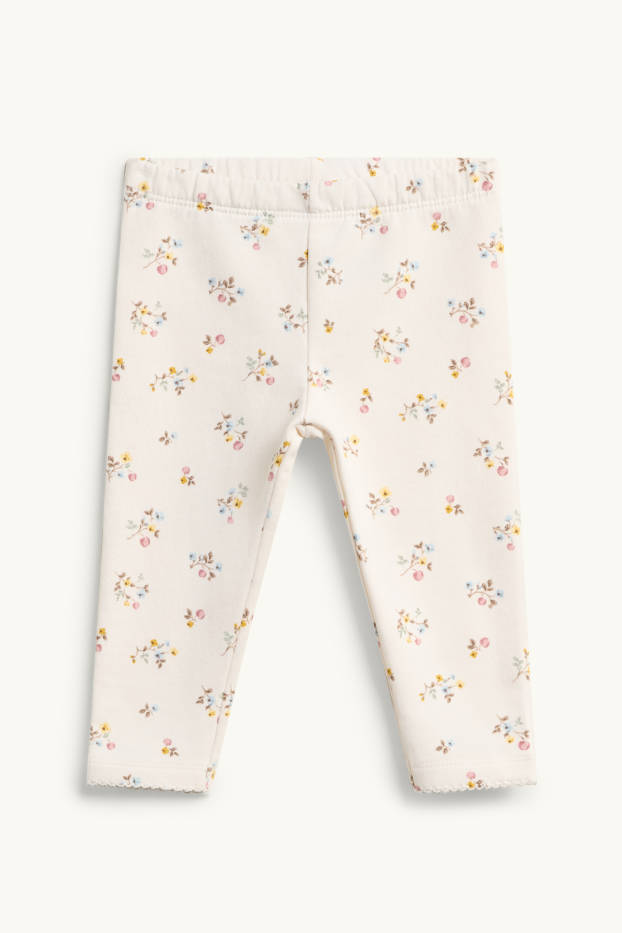 Baby Girls - Floral - baby outfit - 3 piece - light green