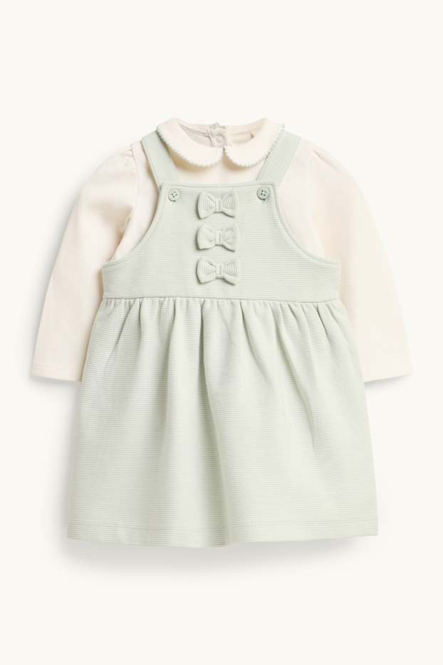Baby Girls - Baby outfit - 2 piece - light green
