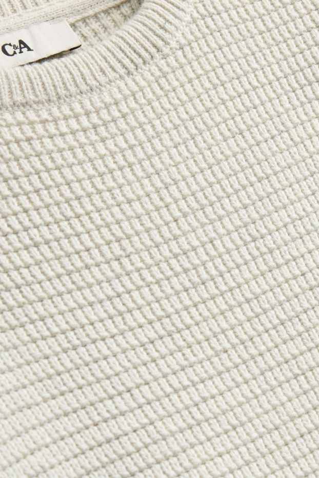 Children Boys - Jumper - textured - cremewhite