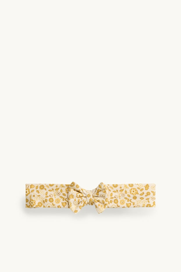 Baby Girls - Floral - baby outfit - 3 piece - yellow