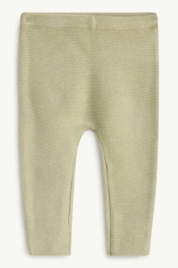 Baby Boys - Newborn outfit - 2 piece - green / cremewhite