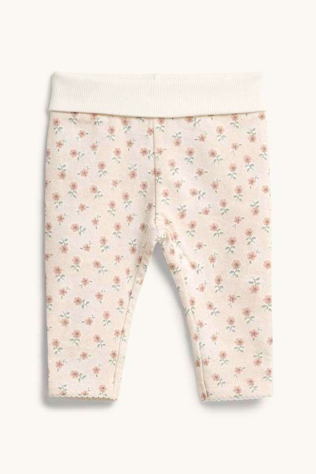 Baby Girls - Floral - newborn outfit - 2-piece - rose