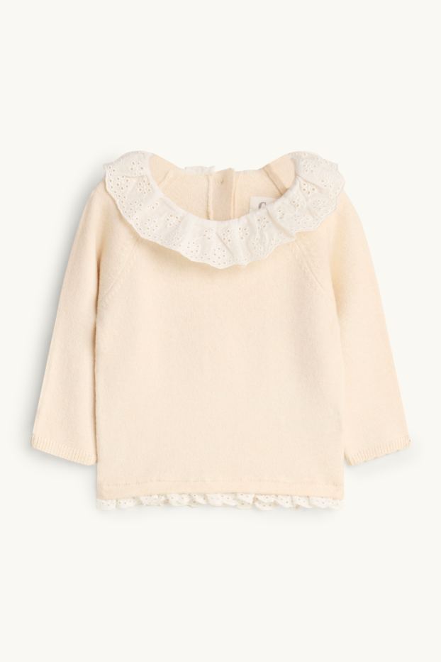 Baby Girls - Baby outfit - 2 piece - light yellow