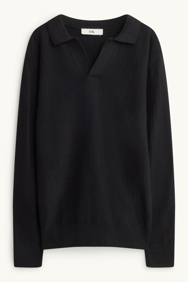 Children Boys - Long sleeve top - black