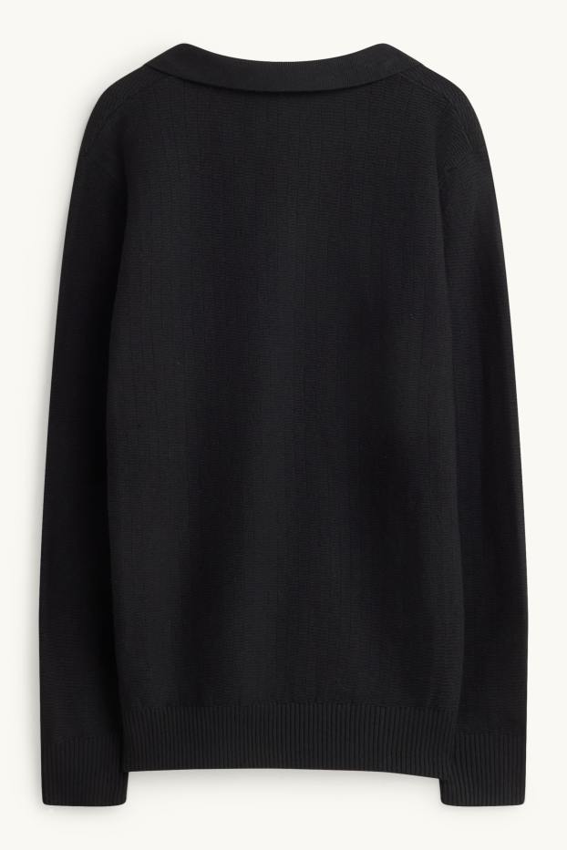 Children Boys - Long sleeve top - black