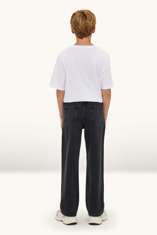 Children Boys - Loose jeans - denim-gray