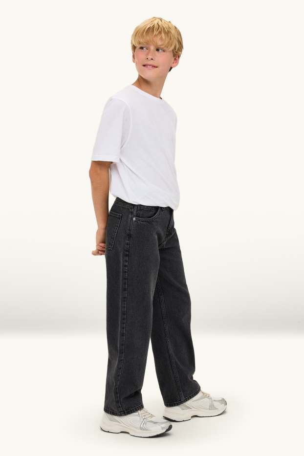 Children Boys - Loose jeans - denim-gray
