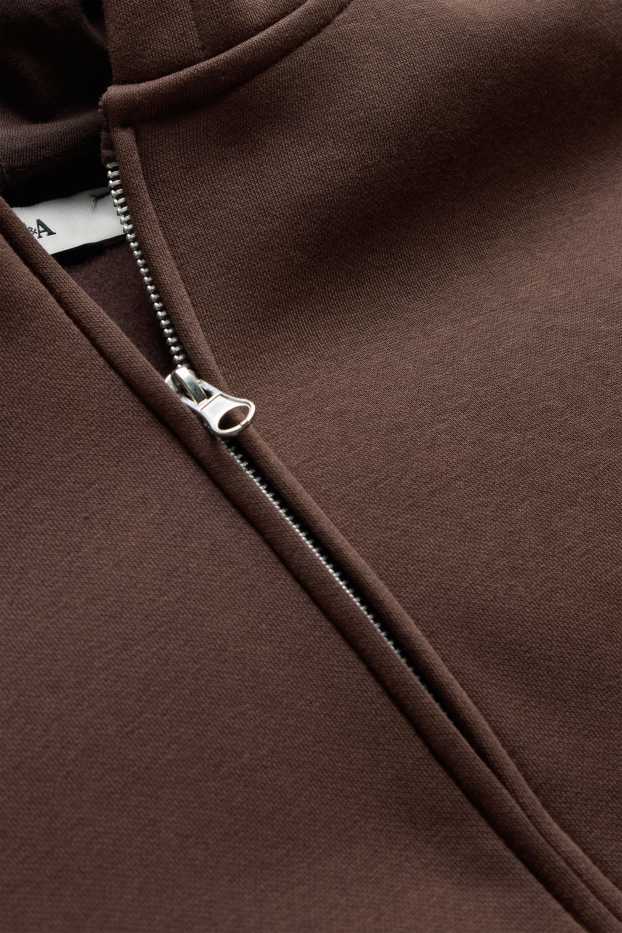 Children Girls - Zip-through hoodie - brown