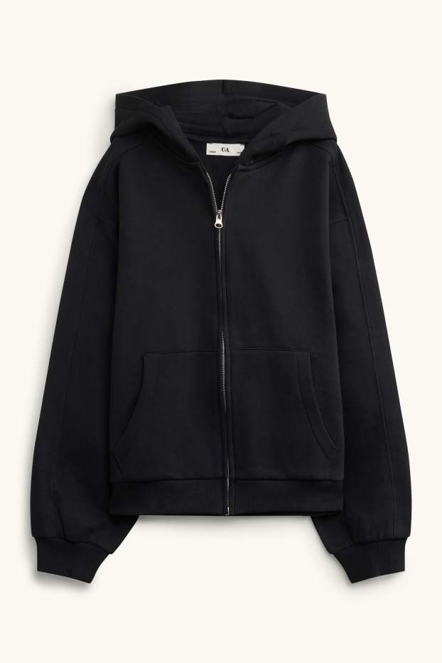 Children Girls - Zip-through hoodie - black