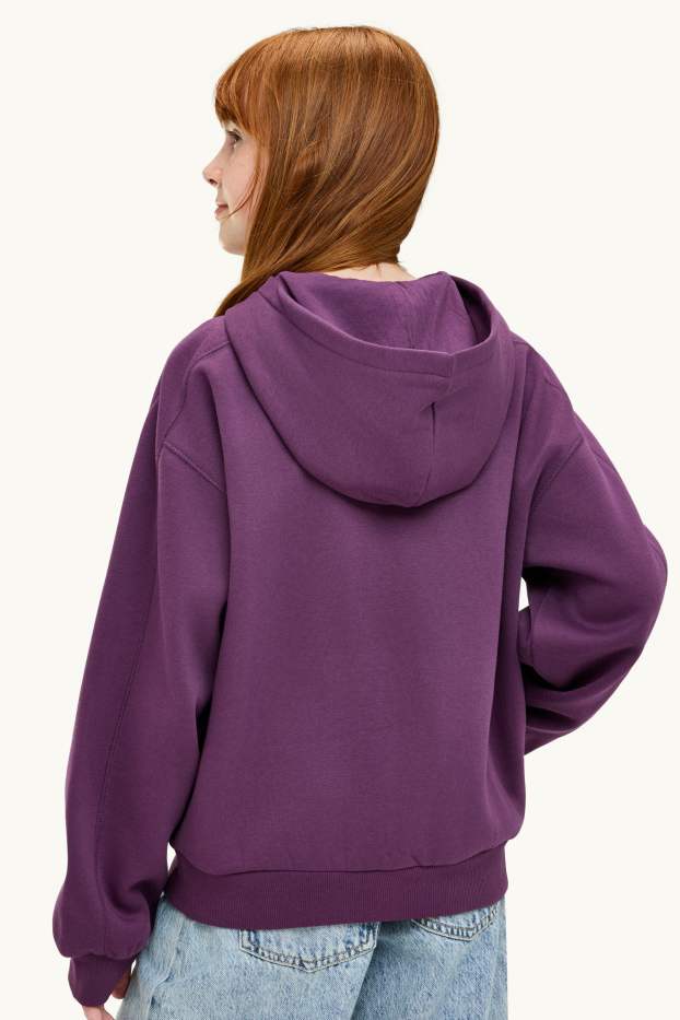 Children Girls - Zip-through hoodie - purple