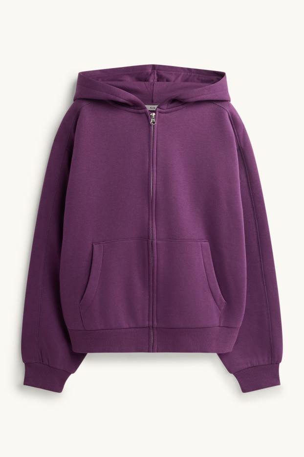 Children Girls - Zip-through hoodie - purple