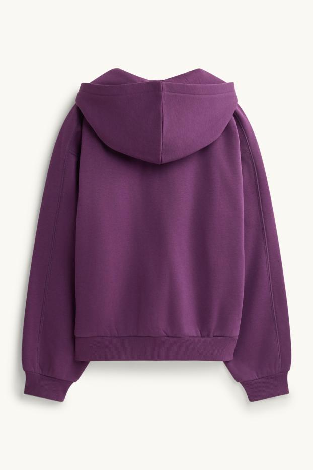 Children Girls - Zip-through hoodie - purple