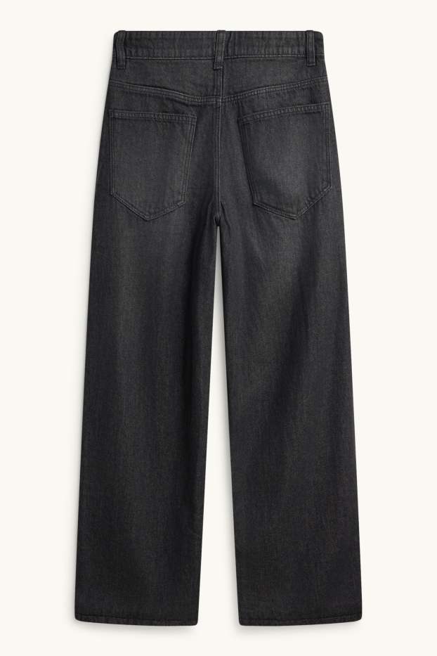 Children Boys - Baggy jeans - thermal jeans - denim-dark gray