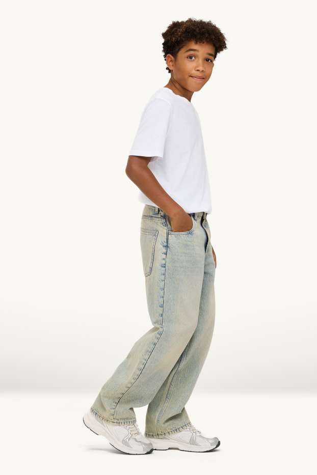 Children Boys - Baggy jeans - denim-light blue