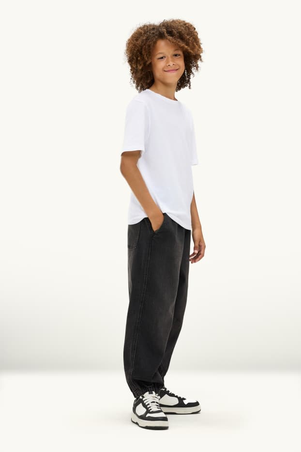 Children Boys - Cargo jeans - denim-dark gray