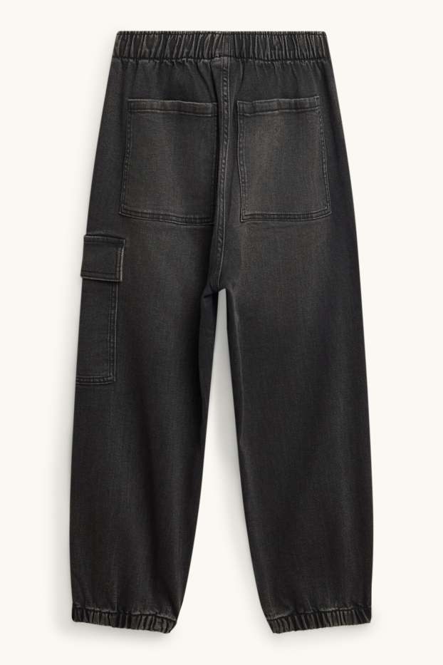 Children Boys - Cargo jeans - denim-dark gray