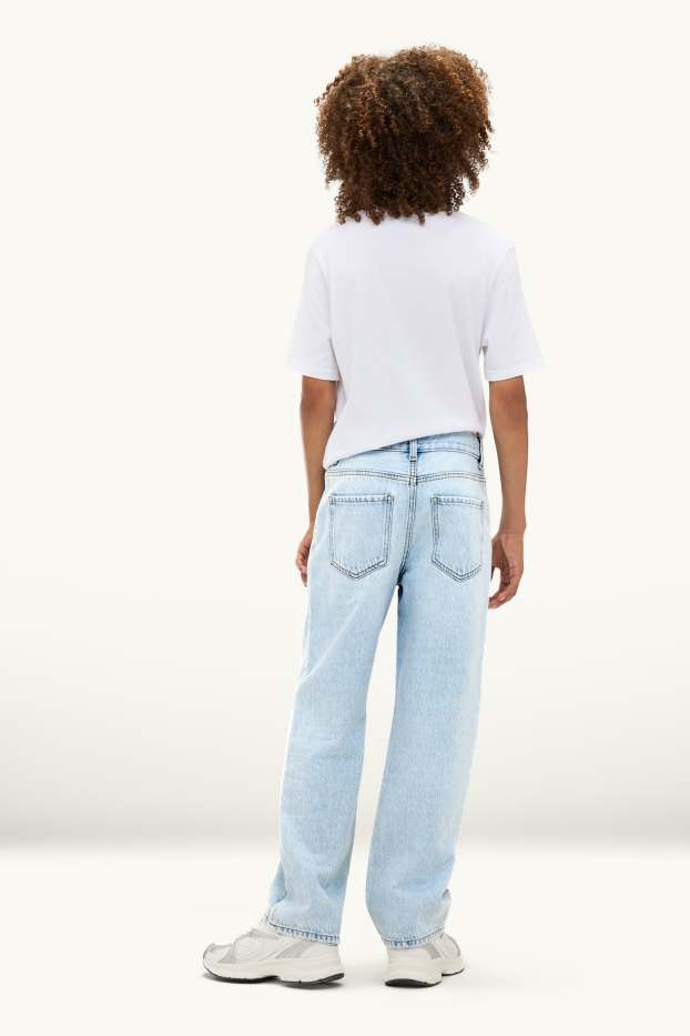 Children Boys - Loose fit jeans - denim-light blue