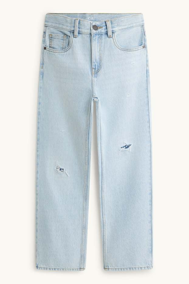 Children Boys - Loose fit jeans - denim-light blue