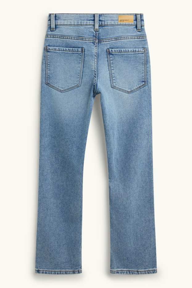Children Boys - Straight jeans - thermal jeans - LYCRA® - blue denim