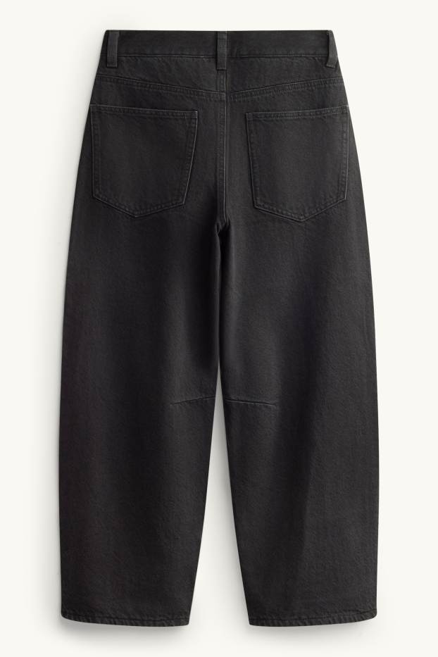 Children Boys - Barrel jeans - thermal jeans - black