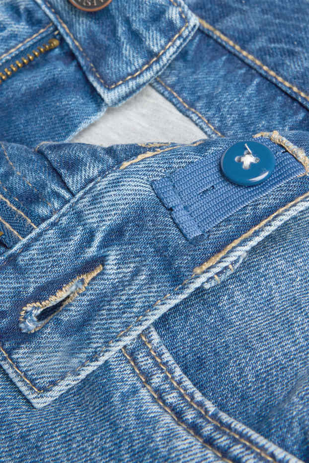 Children Boys - Barrel jeans - thermal jeans - blue denim